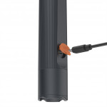 Hama FLX1200-C, LED baterka, nabíjacia, hliníková, 1200 lm/300 m, 4 režimy+SOS, IP44, zoom, karabína