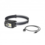 Hama HL500-C, LED čelovka, nabíjateľná, 500 lm / 110 m, IP44