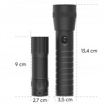 Hama FL-DUO, LED baterky, hliníkové, 25 lm/ 60 lm, pútko na ruku, vr. batérií, set 2 ks