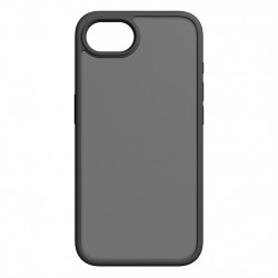 Black Rock Hybrid Case, kryt pre Apple iPhone 16e/17e, matný, polopriehľadný čierny