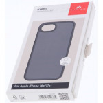 Black Rock Hybrid Case, kryt pre Apple iPhone 16e/17e, matný, polopriehľadný čierny