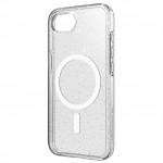 White Diamonds Mag Glitter, kryt pre Apple iPhone 16e, magnetický, priehľadný s trblietkami