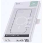 White Diamonds Mag Glitter, kryt pre Apple iPhone 16e, magnetický, priehľadný s trblietkami