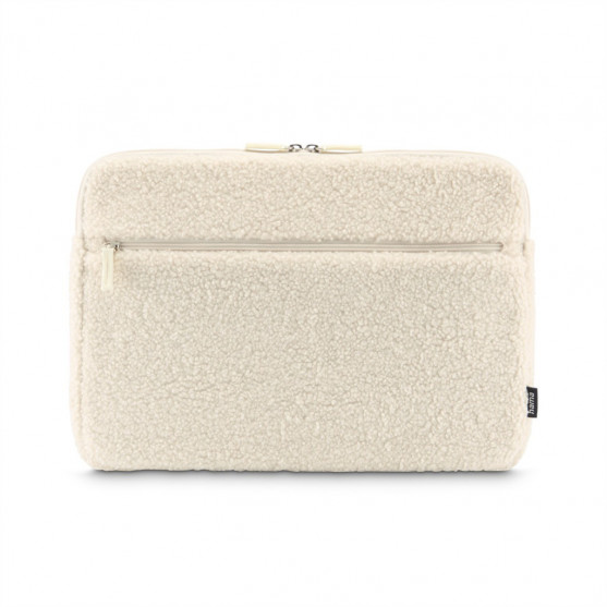 Hama Cozy, obal na notebook, 14,1-15,6 (36-40 cm), huňatý, predné vrecko, béžový