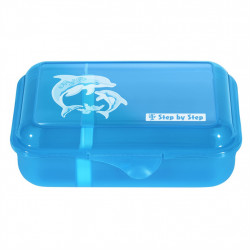 Krabička na desiatu Step by Step, Dolphin Finja, modrá