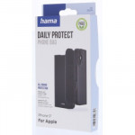 Hama Daily Protect, puzdro-knižka pre Apple iPhone 17, funkcia stojanu, čierne