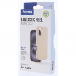Hama Fantastic Feel, kryt pre Apple iPhone 17, hebký povrch, béžový