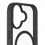Hama Frame Protect, kryt pre Apple iPhone 17, magnetický, priehľadný/čierny