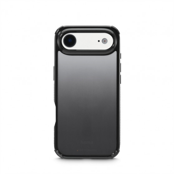 Hama Extreme Protect, kryt pre Apple iPhone Air, materiál D3O®, priehľadný čierny