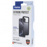 Hama Extreme Protect, kryt pre Apple iPhone 17 Pro, materiál D3O®, priehľadný čierny