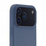 Hama Fantastic Feel, kryt pre Apple iPhone 17 Pro, hebký povrch, modrý