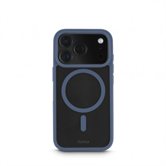 Hama Frame Protect, kryt pre Apple iPhone 17 Pro, magnetický, priehľadný/modrý