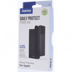 Hama Daily Protect, puzdro-knižka pre Apple iPhone 17 Pro Max, funkcia stojanu, čierne