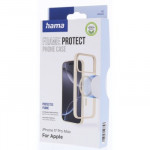 Hama Frame Protect, kryt pre Apple iPhone 17 Pro Max, magnetický, priehľadný/béžový