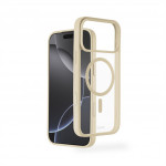 Hama Frame Protect, kryt pre Apple iPhone 17 Pro Max, magnetický, priehľadný/béžový
