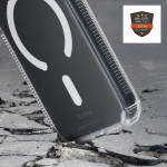Hama Extreme Protect, kryt pre Apple iPhone 17 Pro Max, magnetický, D3O®, nezažltne, priehľadný