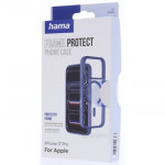 Hama Frame Protect, kryt pre Apple iPhone 17 Pro, magnetický, priehľadný/modrý