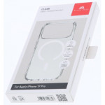 Black Rock Mag Clear Case, kryt pre Apple iPhone 17 Pro, magnetický, priehľadný Black Rock Mag Clear Case, kryt pre Apple iPhone 17 Pro, magnetický, priehľadný