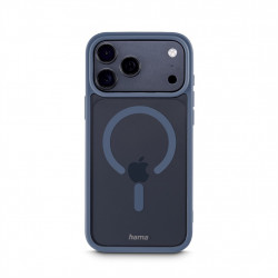 Hama Frame Protect, kryt pre Apple iPhone 17 Pro Max, magnetický, priehľadný/modrý