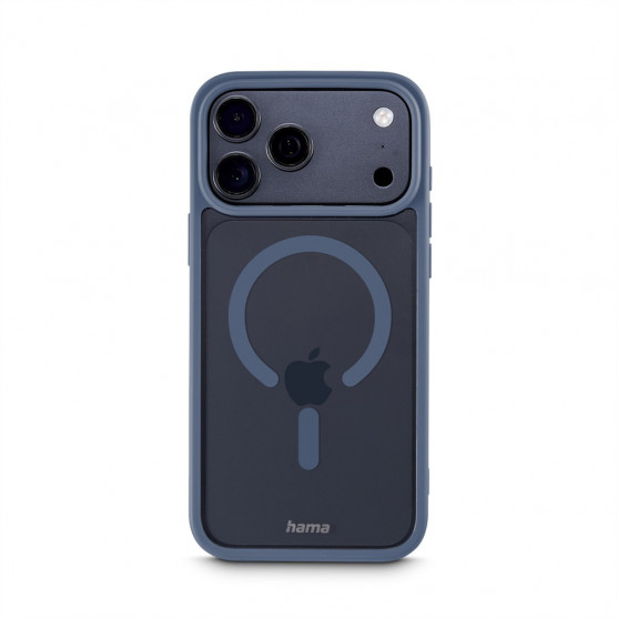 Hama Frame Protect, kryt pre Apple iPhone 17 Pro Max, magnetický, priehľadný/modrý