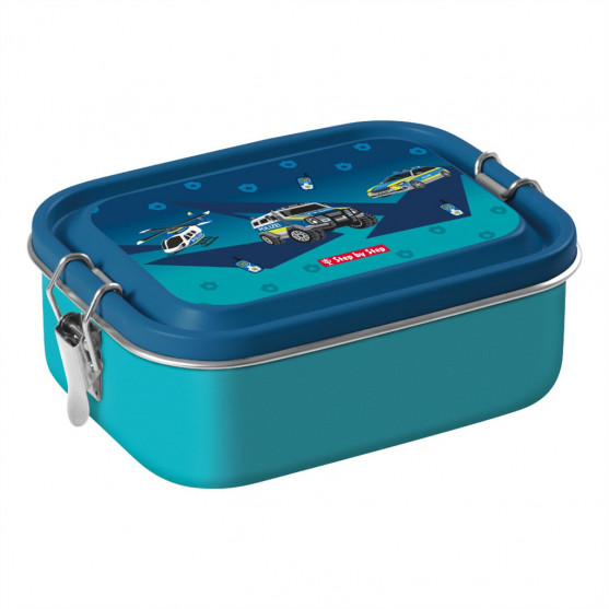 Krabička na desiatu z nerezovej ocele Step by Step, Police