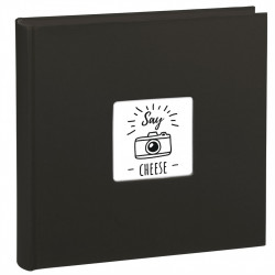 Hama album klasický FINE ART 30x30 cm, 100 strán, čierny, čierne listy