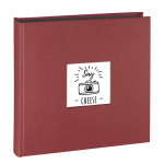 Hama album klasický FINE ART 30x30 cm, 100 strán, bordó, čierne listy