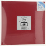 Hama album klasický FINE ART 30x30 cm, 100 strán, bordó, čierne listy