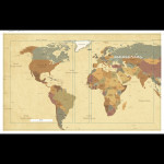 Hama album memo WORLD MAP 10x15/200, popisové štítky