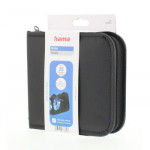 Hama Wallet 20, puzdro na 20 CD/DVD/Blu-ray diskov, polyester, čierne Hama Wallet 20, puzdro na 20 CD/DVD/Blu-ray diskov, polyester, čierne