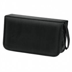 Hama Wallet 120, puzdro na 120 CD/DVD/Blu-ray diskov, polyester, čierne