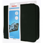 Hama Wallet 208, puzdro na 208 CD/DVD/Blu-ray diskov, polyester, čierne