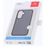 Black Rock Hybrid Case, kryt pre Samsung Galaxy A37 5G, matný, polopriehľadný čierny