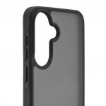 Black Rock Hybrid Case, kryt pre Samsung Galaxy A37 5G, matný, polopriehľadný čierny