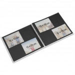 Hama album klasický špirálový ROMANCE 28x24 cm, 40 strán, čierne listy