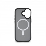 Black Rock Hybrid Case, kryt pre Apple iPhone 17, magnetický, matný, polopriehľadný čierny