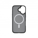Black Rock Hybrid Case, kryt pre Apple iPhone 17, magnetický, matný, polopriehľadný čierny