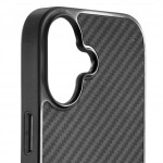 Black Rock Robust Carbon, kryt pre Apple iPhone 17, magnetický, karbónový vzhľad, čierny
