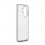 White Diamonds Glitter Case, kryt pre Samsung Galaxy A17/A17 5G, priehľadný s trblietkami