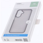 White Diamonds Hybrid Case, kryt pre Samsung Galaxy A17/A17 5G, matný, polopriehľadný šedý