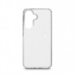 White Diamonds Glitter Case, kryt pre Samsung Galaxy A37 5G, priehľadný s trblietkami, nezažltne