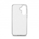 White Diamonds Glitter Case, kryt pre Samsung Galaxy A37 5G, priehľadný s trblietkami, nezažltne