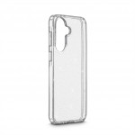 White Diamonds Glitter Case, kryt pre Samsung Galaxy A37 5G, priehľadný s trblietkami, nezažltne