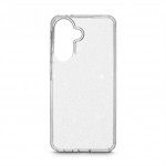 White Diamonds Glitter Case, kryt pre Samsung Galaxy A57 5G, priehľadný s trblietkami, nezažltne