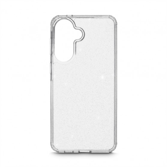 White Diamonds Glitter Case, kryt pre Samsung Galaxy A57 5G, priehľadný s trblietkami, nezažltne