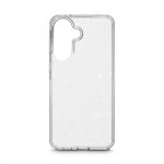 White Diamonds Glitter Case, kryt pre Samsung Galaxy A57 5G, priehľadný s trblietkami, nezažltne