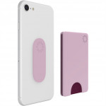 PopSockets PopWallet Blush Pink, puzdro na mobil na karty/vizitky a pod., ružové