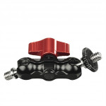 Hama Twin Ball 72, rameno s 2 guľovými kĺbmi pre kruhové LED svetlá, 2x 1,4, 7,2 cm Hama Twin Ball 72, rameno s 2 guľovými kĺbmi pre kruhové LED svetlá, 2x 1,4, 7,2 cm