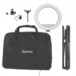 Hama SpotLight Steady 120 II, kruhové LED svetlo 12 pre smartfóny, Bluetooth spúšť, statív