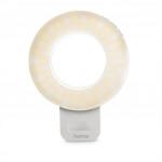 Hama ToGo, LED kruhové selfie svetlo, svorka na mobil, 60 LED, priemer 9,6 cm, nabíjacie